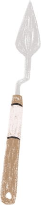 Colored Pencil Paint Spatula